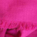 Hermes Plain H Stole Dark Pink Wool/Cashmere #TCOR-5 - Image 6
