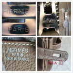 Hermes Birkin 40 Etoupe Clemence Leather with Palladium Plated Hardware #USEY-1