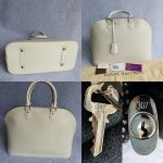 LV Alma MM/GM Size M4032J Ivorie Epi Leather with Silver Hardware #KELC-1 - Image 6