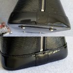 LV Alma MM M5289N Black Electric Epi Vernis Leather with Silver Hardware #KELC-1 - Image 13