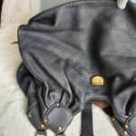 LV Mahina XL Shoulder Bag Black Leather with Gold Hardware #YTSS-1 - Image 3