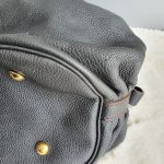 LV Mahina XL Shoulder Bag Black Leather with Gold Hardware #YTSS-1 - Image 12