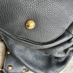 LV Mahina XL Shoulder Bag Black Leather with Gold Hardware #YTSS-1 - Image 15
