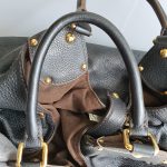 LV Mahina XL Shoulder Bag Black Leather with Gold Hardware #YTSS-1 - Image 24