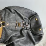 LV Mahina XL Shoulder Bag Black Leather with Gold Hardware #YTSS-1 - Image 9