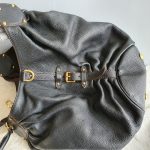LV Mahina XL Shoulder Bag Black Leather with Gold Hardware #YTSS-1 - Image 8