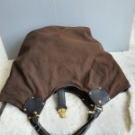 LV Mahina XL Shoulder Bag Black Leather with Gold Hardware #YTSS-1 - Image 36