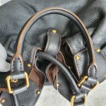 LV Mahina XL Shoulder Bag Black Leather with Gold Hardware #YTSS-1 - Image 27