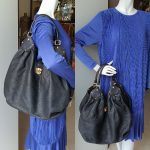 LV Mahina XL Shoulder Bag Black Leather with Gold Hardware #YTSS-1 - Image 38