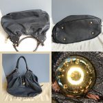 LV Mahina XL Shoulder Bag Black Leather with Gold Hardware #YTSS-1 - Image 7