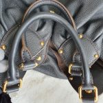 LV Mahina XL Shoulder Bag Black Leather with Gold Hardware #YTSS-1 - Image 25