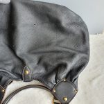 LV Mahina XL Shoulder Bag Black Leather with Gold Hardware #YTSS-1 - Image 6