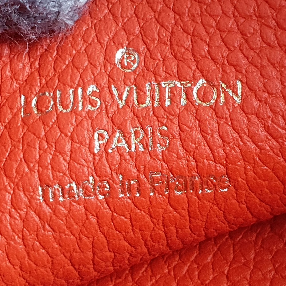 Louis Vuitton Orange Monogram Canvas Pochette Pallas Clutch Louis