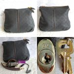 LV Selene MM Black Mahina Calf Leather with Gold Hardware Bag #TUCT-3 - Image 6