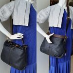 LV Selene MM Black Mahina Calf Leather with Gold Hardware Bag #TUCT-3 - Image 29