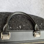 LV Speedy Sunshine Express 30cm Black Monogram Sequins with Leather and Antique Silver Hardware #TCRE-3 - Image 21