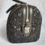 LV Speedy Sunshine Express 30cm Black Monogram Sequins with Leather and Antique Silver Hardware #TCRE-3 - Image 8