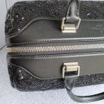 LV Speedy Sunshine Express 30cm Black Monogram Sequins with Leather and Antique Silver Hardware #TCRE-3 - Image 9