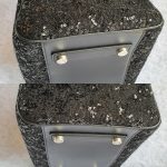 LV Speedy Sunshine Express 30cm Black Monogram Sequins with Leather and Antique Silver Hardware #TCRE-3 - Image 13