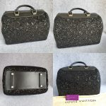 LV Speedy Sunshine Express 30cm Black Monogram Sequins with Leather and Antique Silver Hardware #TCRE-3 - Image 2