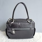 Marc Jacobs Shoulder Bag Black Leather With Silver Hardware #CLYS-A36