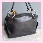 Marc Jacobs Shoulder Bag Black Leather With Silver Hardware #CLYS-A36 - Image 5