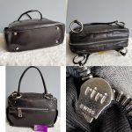 Marc Jacobs Shoulder Bag Black Leather With Silver Hardware #CLYS-A36 - Image 2