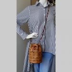 MCM Bucket Bag Brown Visetos Coated Canvas With Leather And Gold Hardware #STCT-2 - Image 18