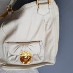 Miu Miu Bag Light Cream Calf Leather With Gold Hardware #UREE-1 - Image 4