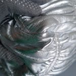 Prada 2way Bag Metallic Silver Lambskin With Saffiano Leather And Silver Hardware #CEOL-43 - Image 18