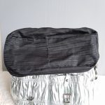 Prada 2way Bag Metallic Silver Lambskin With Saffiano Leather And Silver Hardware #CEOL-43 - Image 40
