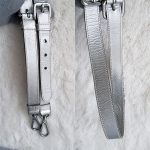 Prada 2way Bag Metallic Silver Lambskin With Saffiano Leather And Silver Hardware #CEOL-43 - Image 27