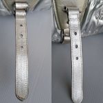 Prada 2way Bag Metallic Silver Lambskin With Saffiano Leather And Silver Hardware #CEOL-43 - Image 29