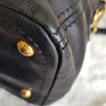 Prada Tote Black Calf Leather With Gold Hardware #YTYC-6 - Image 19