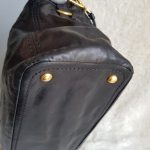 Prada Tote Black Calf Leather With Gold Hardware #YTYC-6 - Image 18