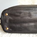 Prada Tote Black Calf Leather With Gold Hardware #YTYC-6 - Image 15