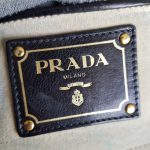 Prada Tote Black Calf Leather With Gold Hardware #YTYC-6 - Image 24