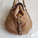 Prada Tote Brown Calf Leather WIth Gold Hardware #CTYR-6 - Image 6