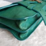 Proenza Schouler PS1 Clutch Green Leather With Gold Hardware #YUSS-12 - Image 14