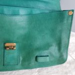 Proenza Schouler PS1 Clutch Green Leather With Gold Hardware #YUSS-12 - Image 20