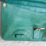 Proenza Schouler PS1 Clutch Green Leather With Gold Hardware #YUSS-12 - Image 19