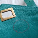 Proenza Schouler PS1 Clutch Green Leather With Gold Hardware #YUSS-12 - Image 25