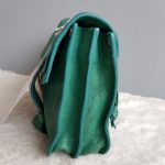 Proenza Schouler PS1 Clutch Green Leather With Gold Hardware #YUSS-12 - Image 7