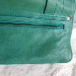 Proenza Schouler PS1 Clutch Green Leather With Gold Hardware #YUSS-12 - Image 6