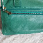 Proenza Schouler PS1 Clutch Green Leather With Gold Hardware #YUSS-12 - Image 5