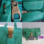 Proenza Schouler PS1 Clutch Green Leather With Gold Hardware #YUSS-12 - Image 3