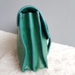 Proenza Schouler PS1 Clutch Green Leather With Gold Hardware #YUSS-12 - Image 8