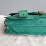 Proenza Schouler PS1 Clutch Green Leather With Gold Hardware #YUSS-12 - Image 9