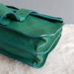 Proenza Schouler PS1 Clutch Green Leather With Gold Hardware #YUSS-12 - Image 11