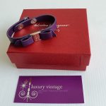 Salvatore Ferragamo Purple Leather with Silver Hardware #TERS-9 - Image 2